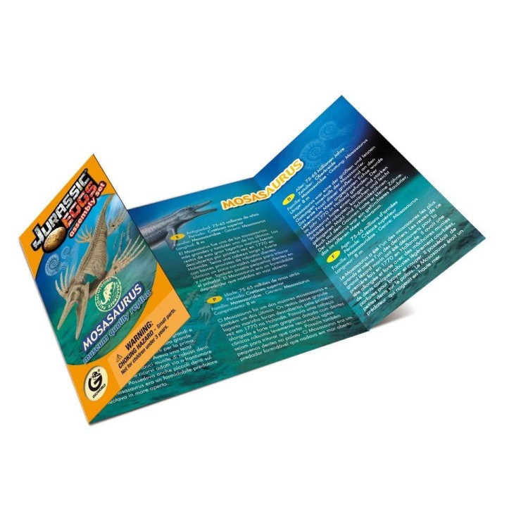 Jajo dinozaura szkielet MOSASAURUS 37 cm Geoworld