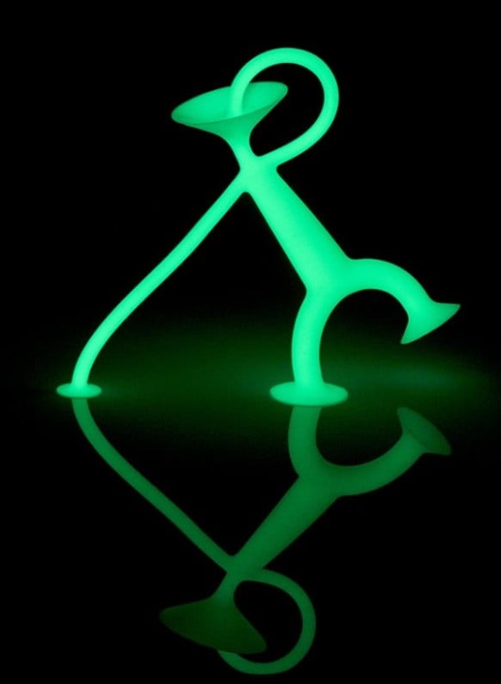 Oogi ludzik świecący w ciemności z przyssawkami - rozciągliwy - Moluk