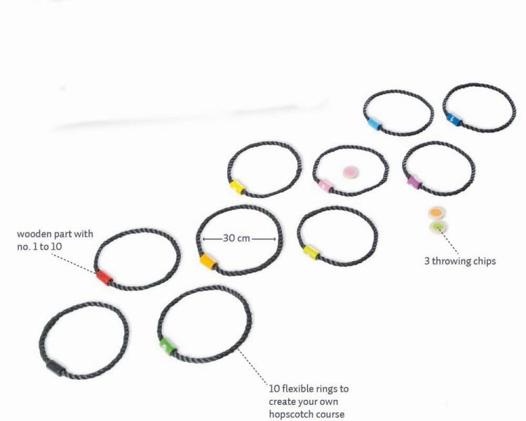 Hop Scotch Gra w klasy BUITEN SPEEL
