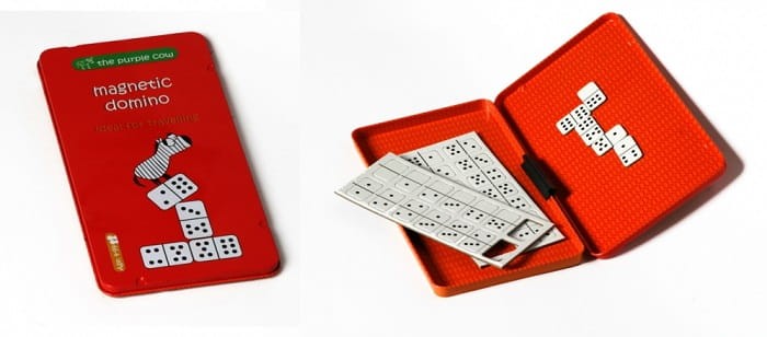 Gra magnetyczna domino na podróż The Purple Cow 1