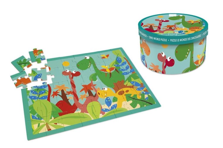 Puzzle DINO 40 elem.  układanka Scratch