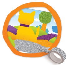 Wyklejanka widoczki z taśmami we wzory Artzooka