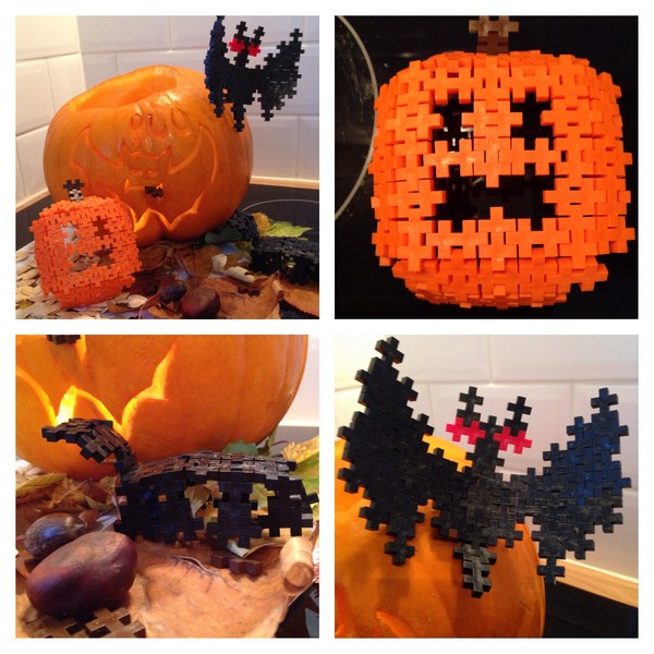 halloween z klockami Plus Plus