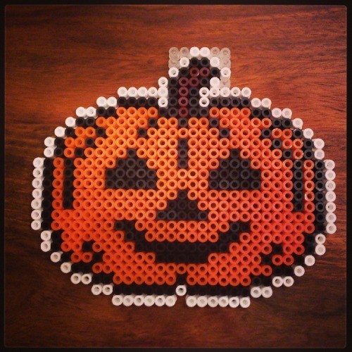 koraliki HAMA na Halloween